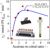 Accelerated study of the citral-acetone condensation kinetics over activated Mg-Al hydrotalcite