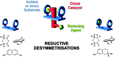 Catalytic enantioselective reductive desymmetrisation of achiral and meso compounds