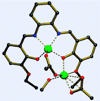 Isolation and structural characterization of a binuclear intermediate species pertinent to transmetalation of Zn(salphen) complexes and the formation of polynuclear salen structures