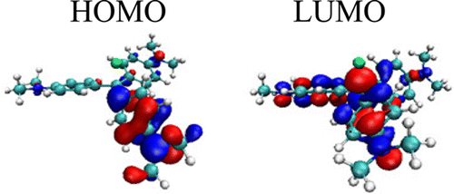 Molecular conformation in organic films from Quantum Chemistry ab Initio calculations and Second Harmonic Spectroscopy
