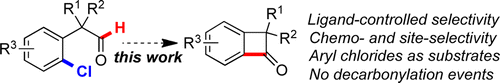 N?Heterocyclic carbene dichotomy in Pd-catalyzed acylation of aryl chlorides via C-H bond functionalization