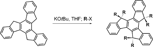 New building blocks based on truxene cores: synthesis of functionalized syn-tri- and hexasubstituted derivatives