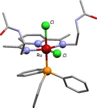 Synthesis of a series of ruthenium and rhodium complexes with tridentate pyridine-based ligands containing hydrogen bonding groups