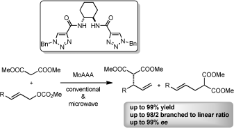 A Bis(Triazolecarboxamido) Ligand for Enantio- and Regioselective Molybdenum-Catalyzed Asymmetric Allylic Alkylation Reactions