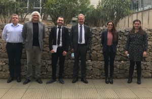 Dr. Cabezas with his thesis supervisors and the members of the evaluation committee