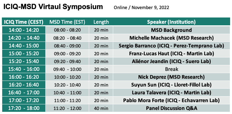 horaris xerrades event MSD